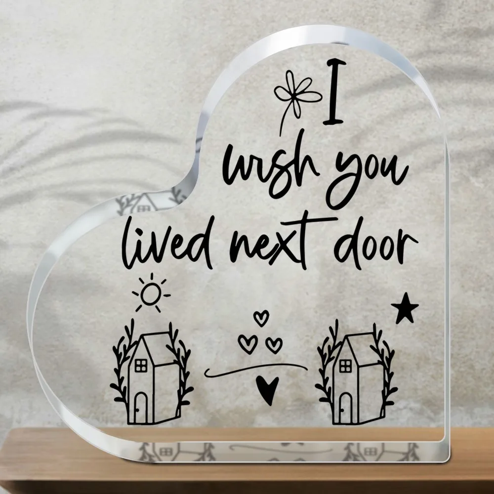 Long Distance Friendship Gifts, 2D Canvas Art for Best Friend Sister BFF Going Away Birthday Missing You Present