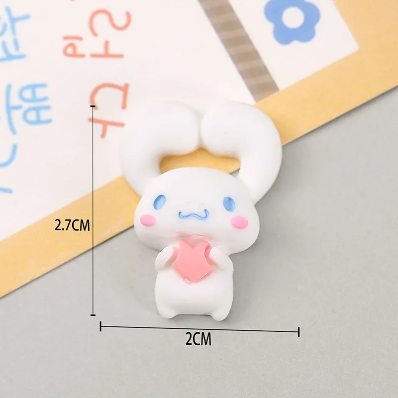 5 stücke niedlichen Miniso Serie Sanrio Cinna moroll Cartoon Harz Flatback Cabochons DIY Handwerk Materialien Schmuck machen Charms