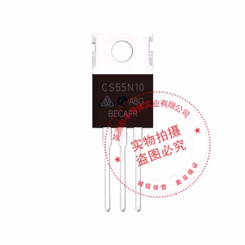 Nuovo originale 10 pz CS55N10 CS55N10A8 TO-220 100V 55A MOSFET Transistor ad effetto di campo di buona qualità