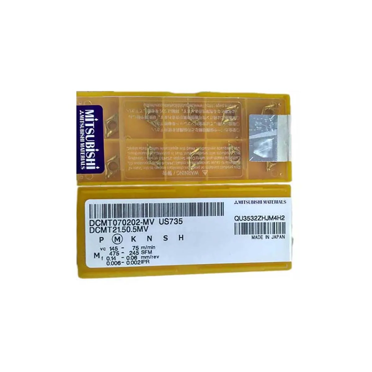

Mitsubish i 100% Original DCMT DCMT07 DCMT070204 DCMT070202 DCMT070208 MV VP15TF Medium Roughing Carbide Turning Inserts