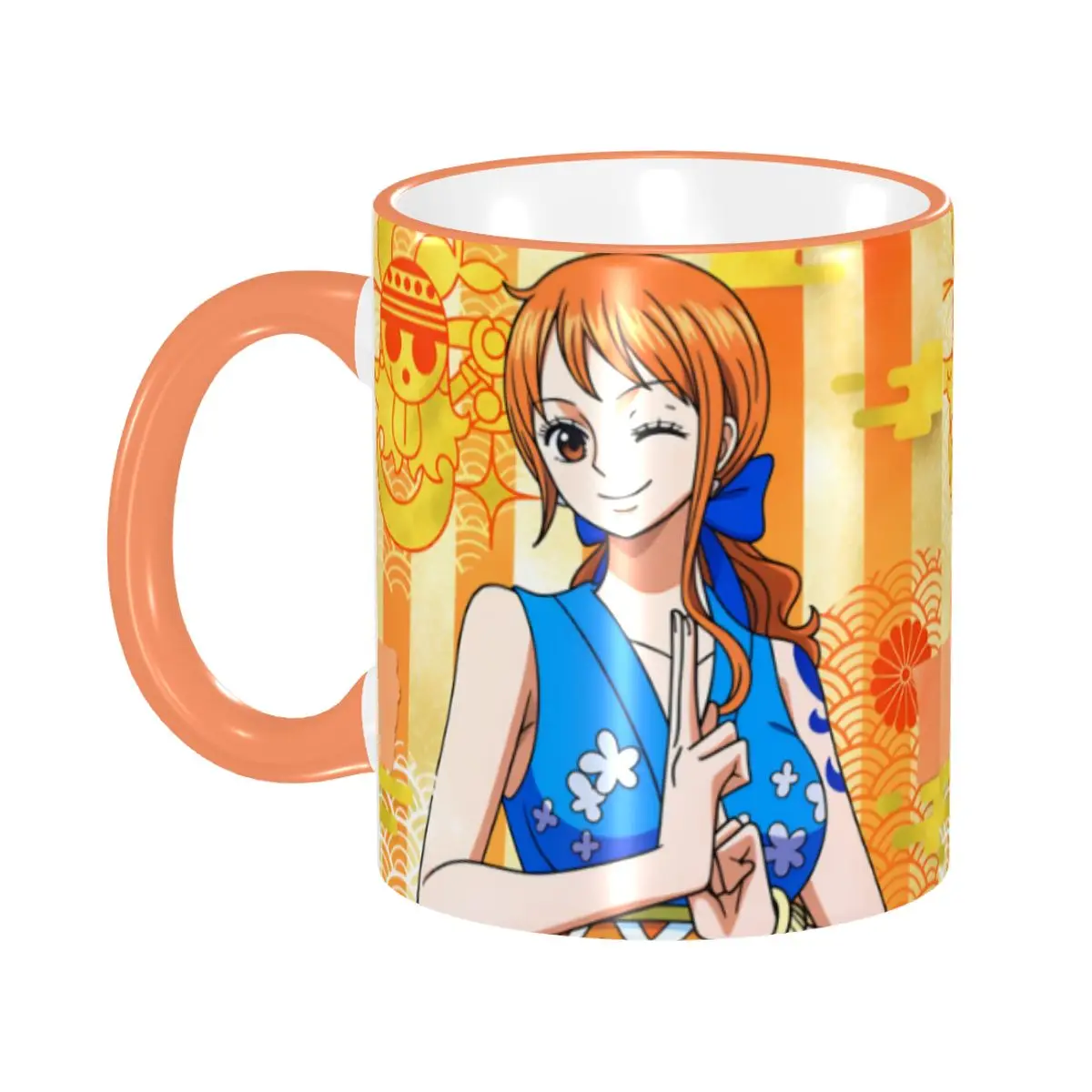 

Customized One P-Pieces Namis Mug Cartoon Movie Adventure Comic Ceramic Coffee Mug Creative Gift
