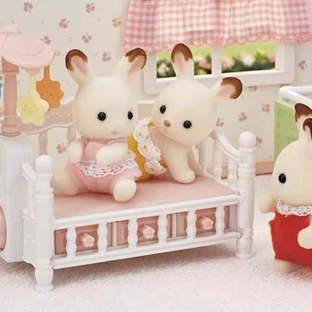 Sylvanian Families 의류 가구 하우스, 소년 소녀 놀이 집, 생일 선물, 어린이 장난감, 오리지널 액세서리 