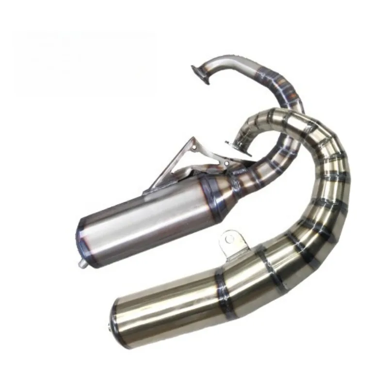 

Suitable for DIO50 AF18 AF27 AF28 V8 Exhaust Pipe Half Set 70-90CC Model W005 Manual Pipe
