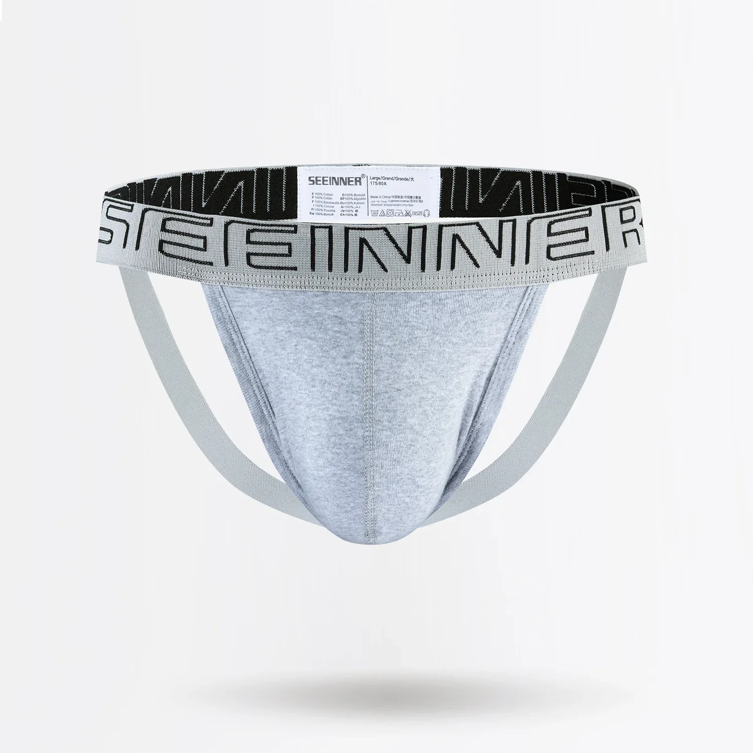 Sexy Men Underwear Jockstrap Cotton Tanga Hombre String Homme Slip Cueca Thong Strap Briefs Gay Underwear Athletic Supporter