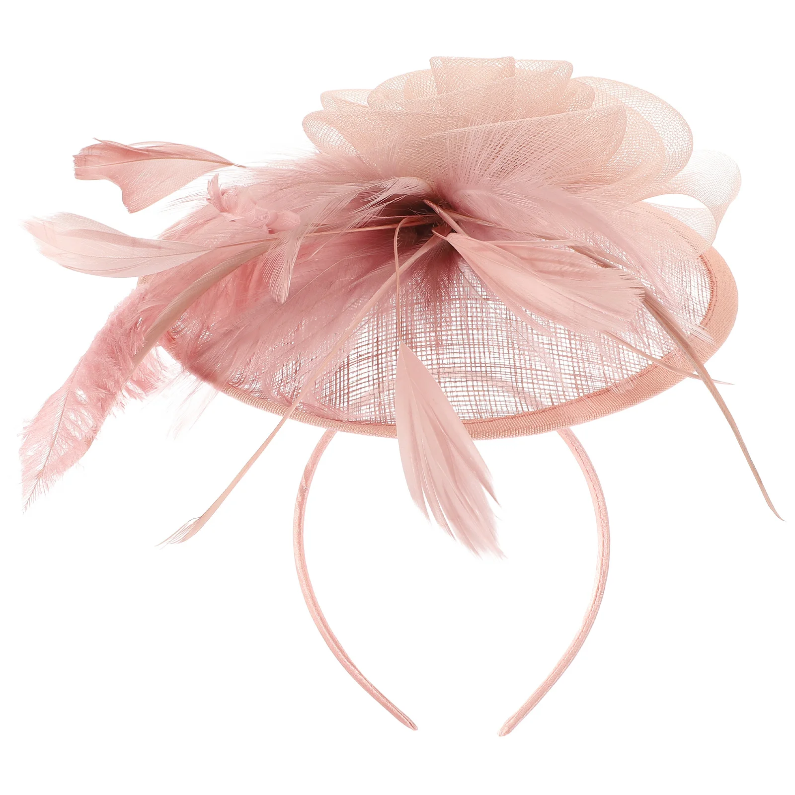 

1Set Bridal Fascinators Hat Lightweight Comfortable Hair Clip for Wedding Tea Party Church Headband Hair Accessories