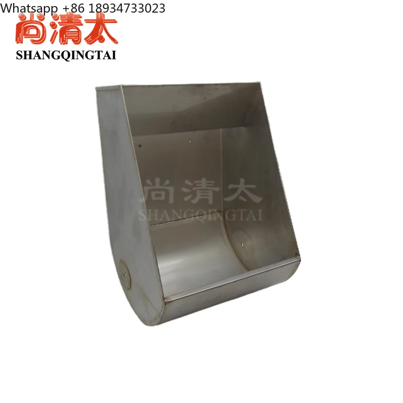 Pig Feeder Trough 304 Stainless Steel Sow Feeder for Pig Farrowing Crate Pig Feeding Trough