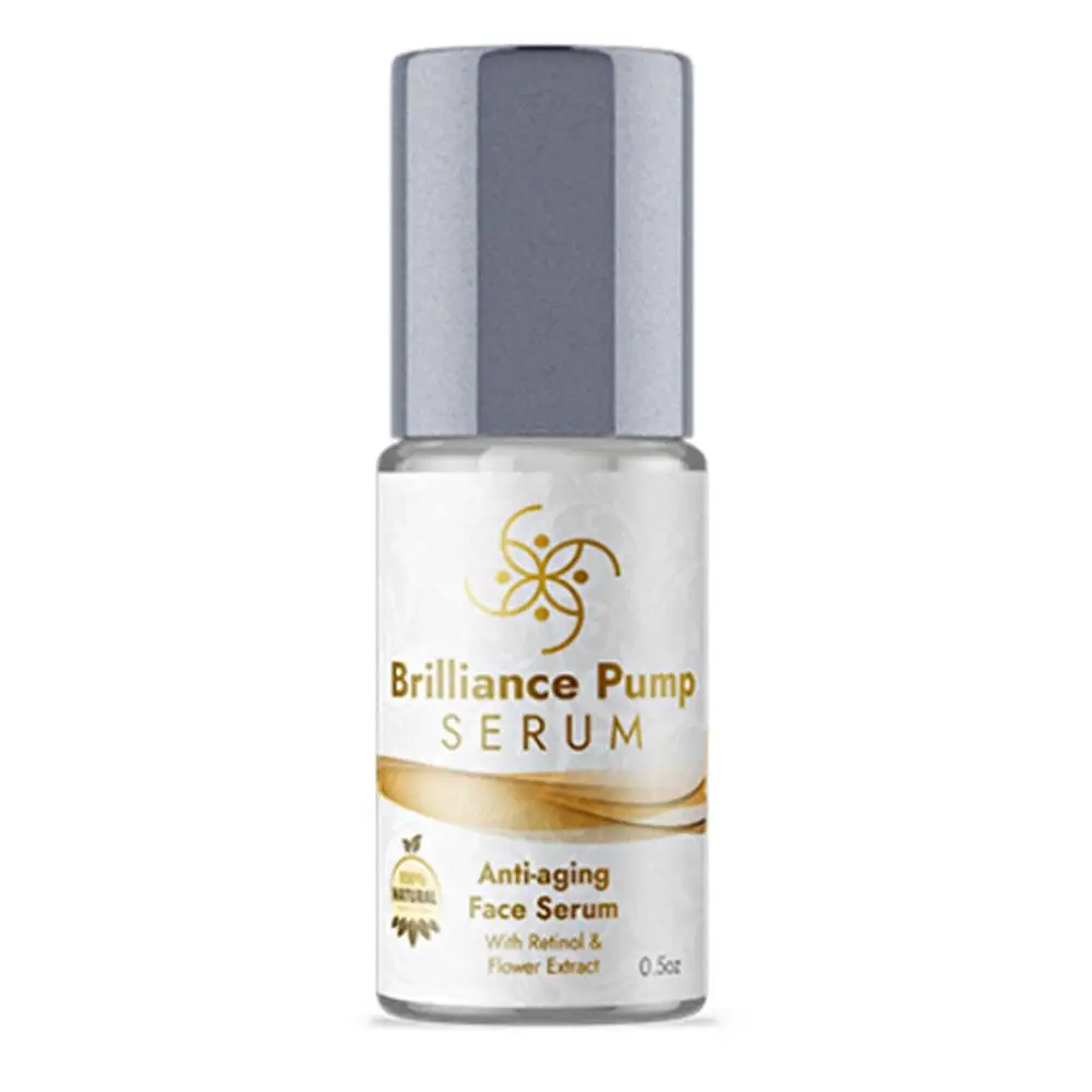 Brilliance Pump Serum Age-Defying eye Moisturizer Retinol Helps Reduce Fine Lines And Wrinkles Suitable For All Skin Types X5X3