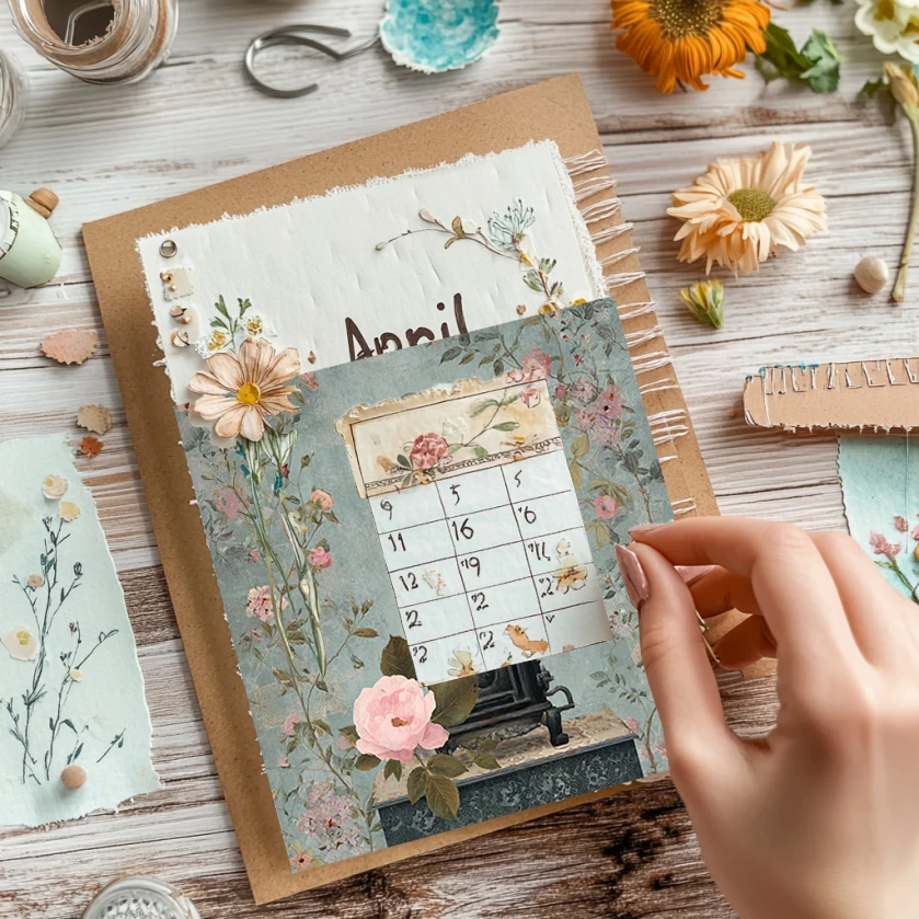 Papier do scrapbookingu 15x15 cm (36 arkuszy): Nadruki kaktusów i sukulentów z pustyni do scrapbookingu, origami i rękodzieła w stylu boho