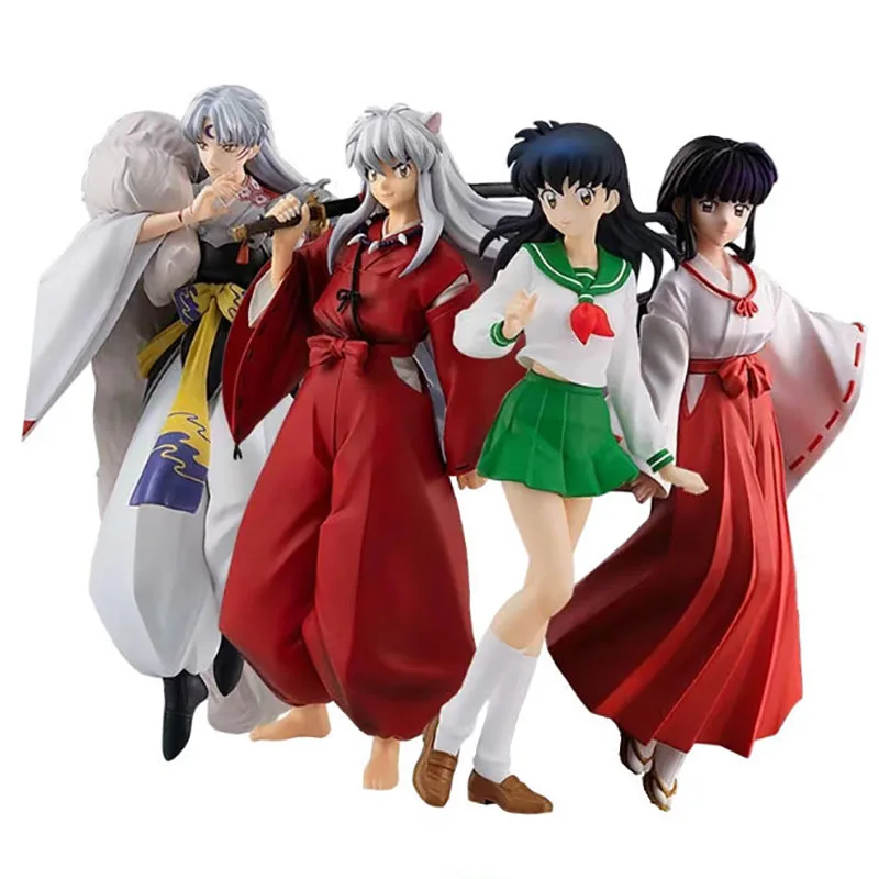 Anime Genuine Original  Parade Higurashi Kagome Inuyasha Pvc Anime Figure Model Action Toys for Boys Gift Collectible