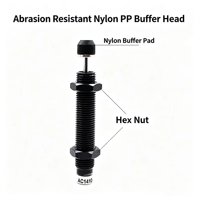 Hydraulic Self‑compensating Shock Absorber, AC Damper, Pneumatic Cylinder Spring, Robot Manipulator Accessories