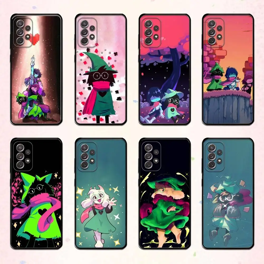 

RPG D-Deltarune Game R-Ralsei Phone Case For Samsung S 25,24,23,22,30,21,10,9,Ultra,Plus,Lite,FE,4,5 G Soft Black Case