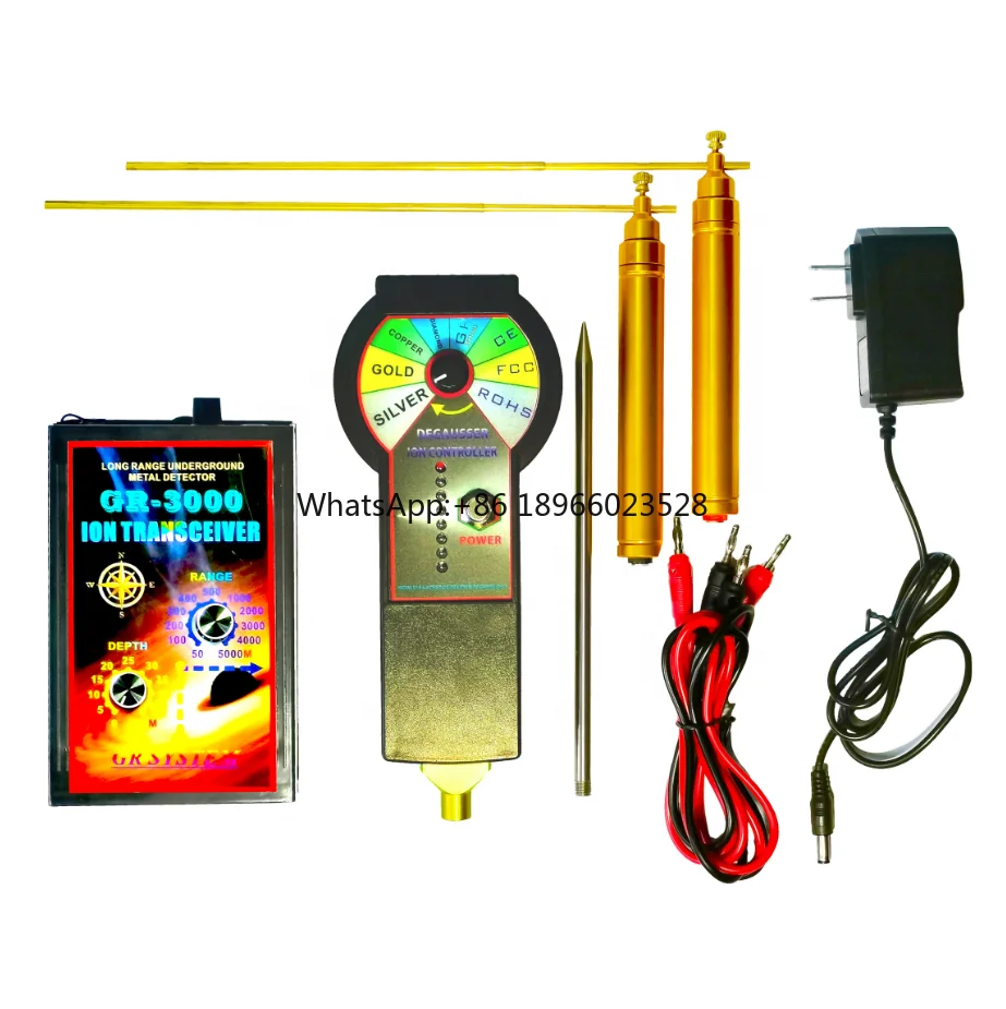 

Newest Ionic Search System GR-3000 Underground Metal Detector GR3000 Treasure Gold Silver Copper Diamonds Finder Hunter Digger