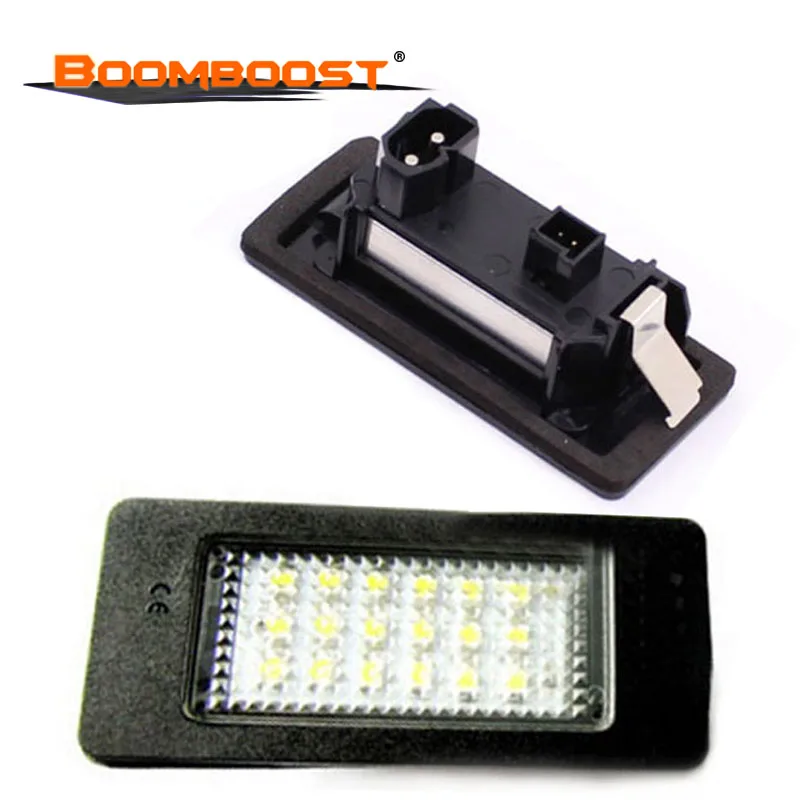 

2Pcs LED Car Lights 12V 18SMD Number plate Light For BMW E39 M5 E5 E90 E90 E92 E93 E70 E71 X5 X6 M3 LED License plate lamp