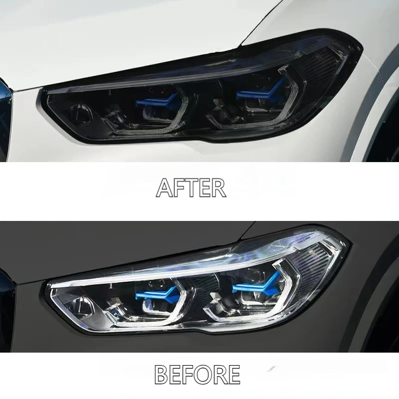 لأودي Q5 SQ5 FY 8R 2009-2020 2 قطعة سيارة العلوي تينت الأسود طبقة رقيقة واقية حماية شفافة ملصق من البولي يوريثان الملحقات #3