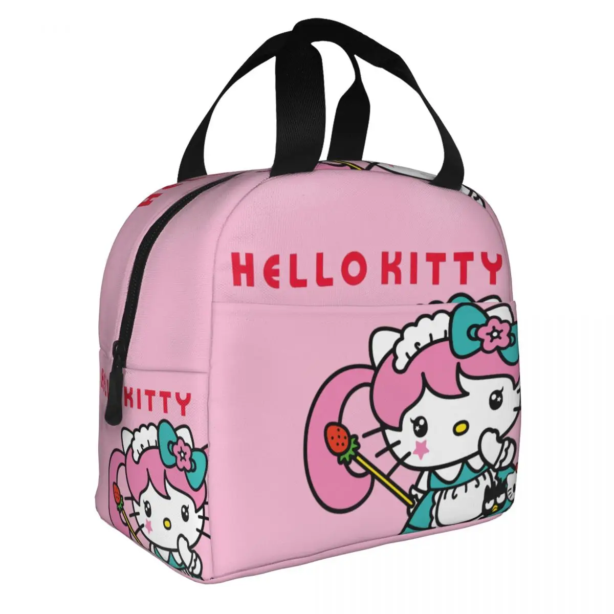 For Work Strawberry Maid Aluminum Foil Insulation Ice Pack Sanrio Hello Kitty Food Container For Men Kid Food Container