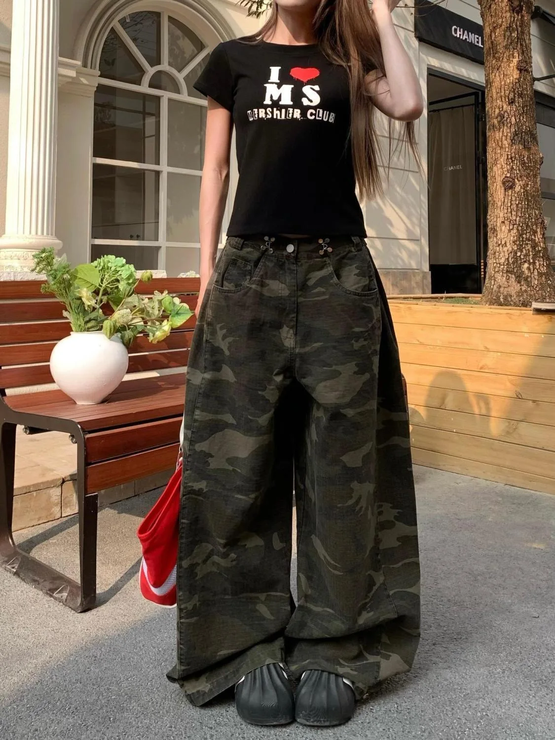 

Джинсы Harajuku с высокой талией для женщин, винтажная уличная одежда в стиле BF, универсальные свободные брюки, модные женские широкие джинсовые брюки