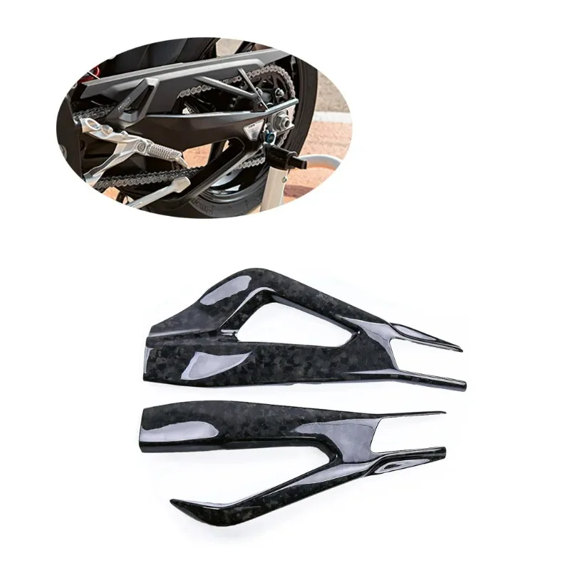 

Lightweight FORBMW S1000RR S1000R Rear Swingarm Cover 3K Dry Forged Real Carbon Fiber