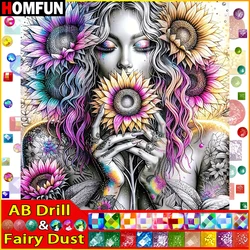 HOMFUN Fairy Dust AB Full Diamond Embroidery