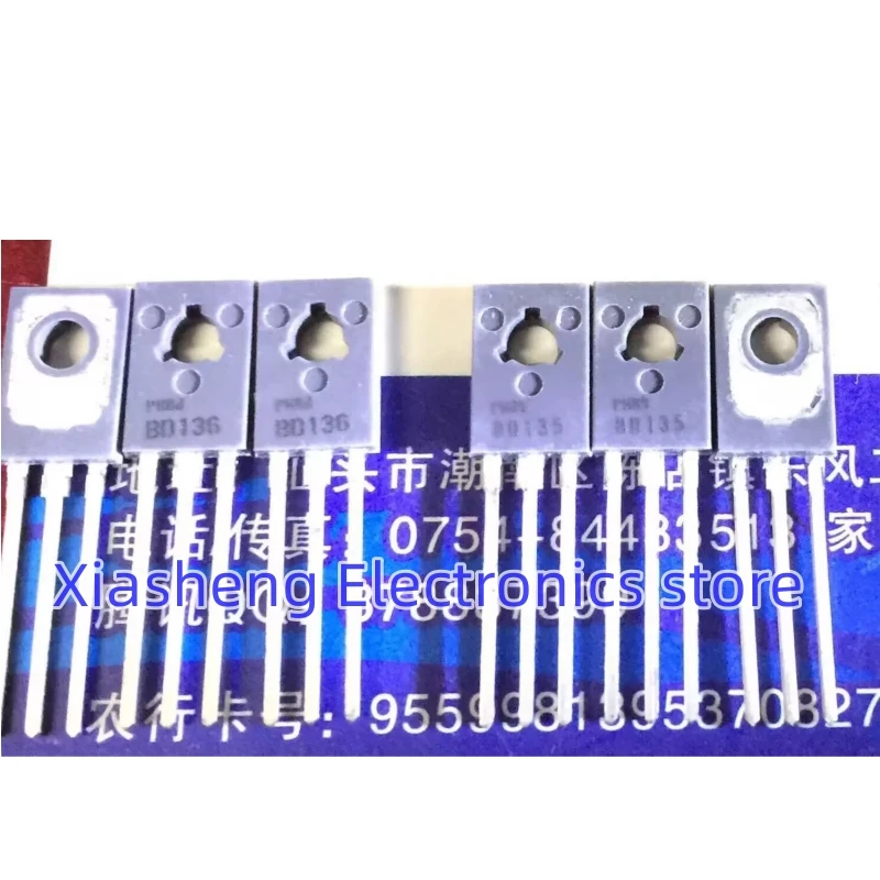 

New Original 10Pairs BD136 + BD135 TO-126 Transistor In Stock Good Quality