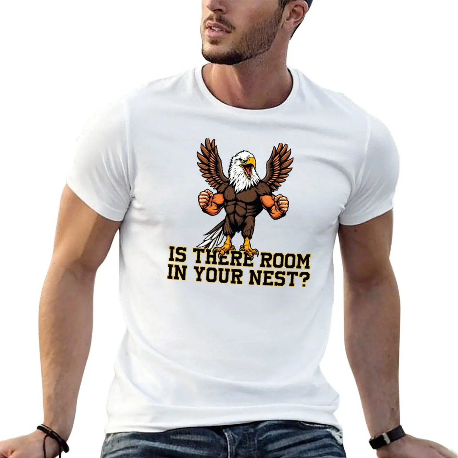 Is There Room in Your Nest? T-Shirt Light Athletic Short Sleeve Tee Shirt
