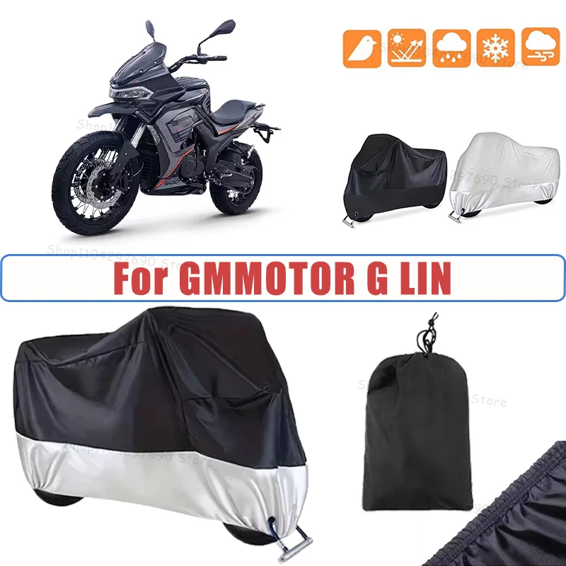 Housse de moto Oxford 210D, imperméable, protection UV toutes saisons, pour GMMOTOR G LIN, housse de moto anti-déchirure et coupe-vent