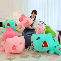 30/60cm Pokemon Huge Bulbasaur Plush Stuffed Toy Cute Cartoon Doll Anime Soft Pokémon Soft Plushie Pillow Gift for Children