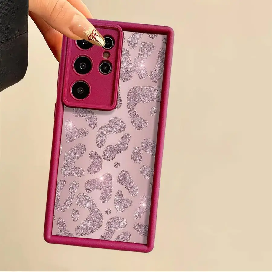 Etui na telefon Samsung Galaxy S23 S25 S22 S23 Plus S24 FE Note 20 Ultra S25 Ultra S24 S20 S21 Miękkie TPU Personalizowane Leopard