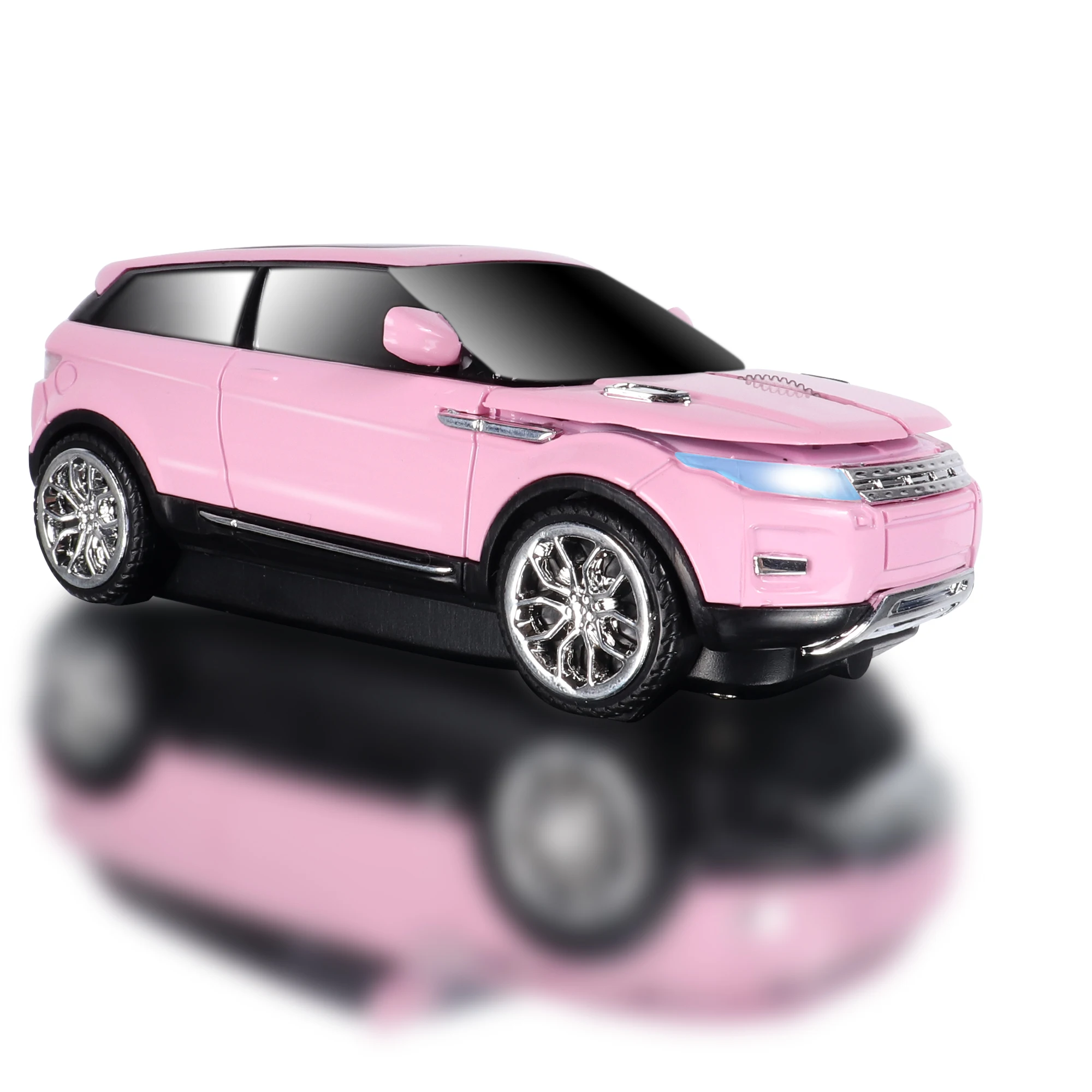 Car Mouse Wireless 2.4G Plug And Play SUV Appearance 1200 DPI Low Noise Button Office Use Play Game Universal Mause For Kids