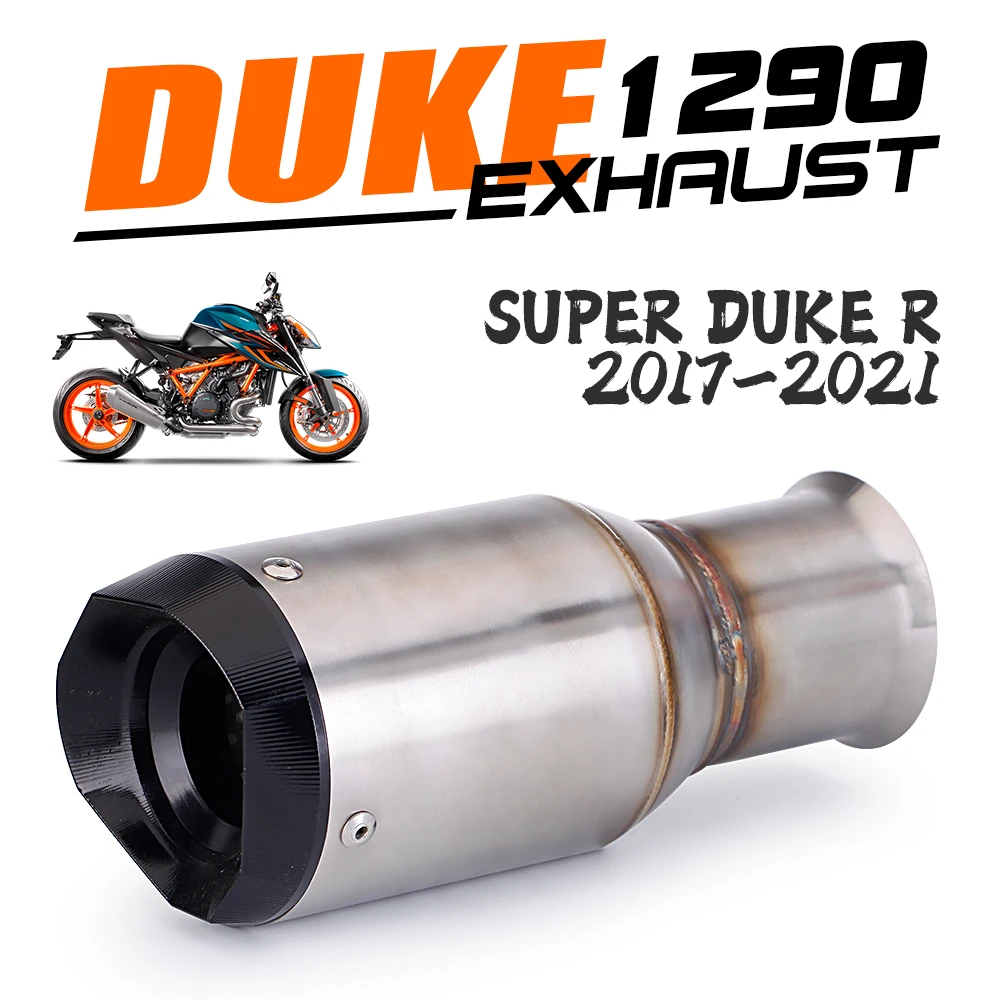 High - Efficiency Motorcycle exhaust Middle Link Pipe Muffler Escape for 1290 Superduke R 1290 Super Duke R 1290sdr 2017-2021