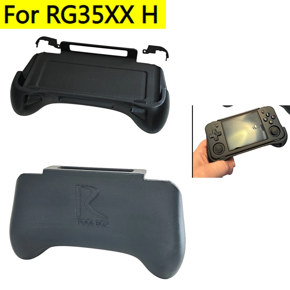 

3D Printed Grip Handle For RG35XX H Game Console,Protective Cover Anti-drop Protective Sleeve, Holding Handle Ergonomic Design