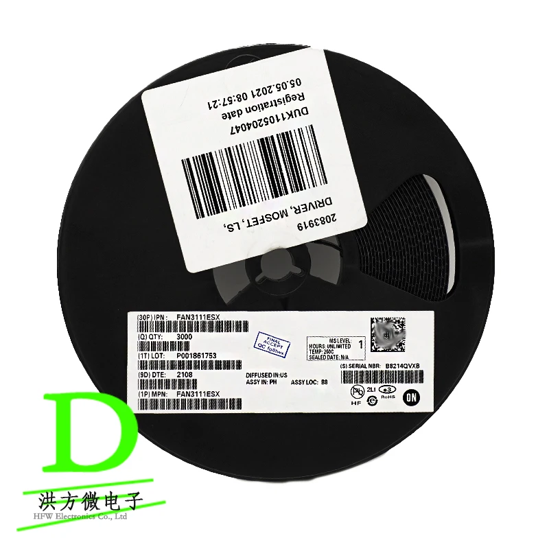 10pcs New and Original IC GATE DRVR LOW-SIDE FAN3111ESX SOT23-5 code 111E