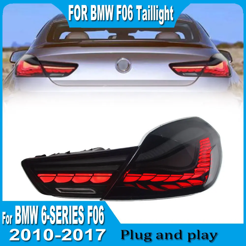 Pair Taillight Assembly For BMW 6 Series M6 F06 F12 F13 2010-2017  LED Tail Lamps Daytime Running Lights Dynamic Turn Signals