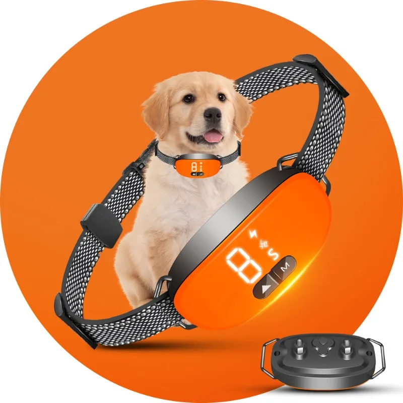 Anti Bark Dog Training Collar with Color Screen, 3 Colors, Precise Bark Control, Safe Humane No Harm for Small/Medium Dogs