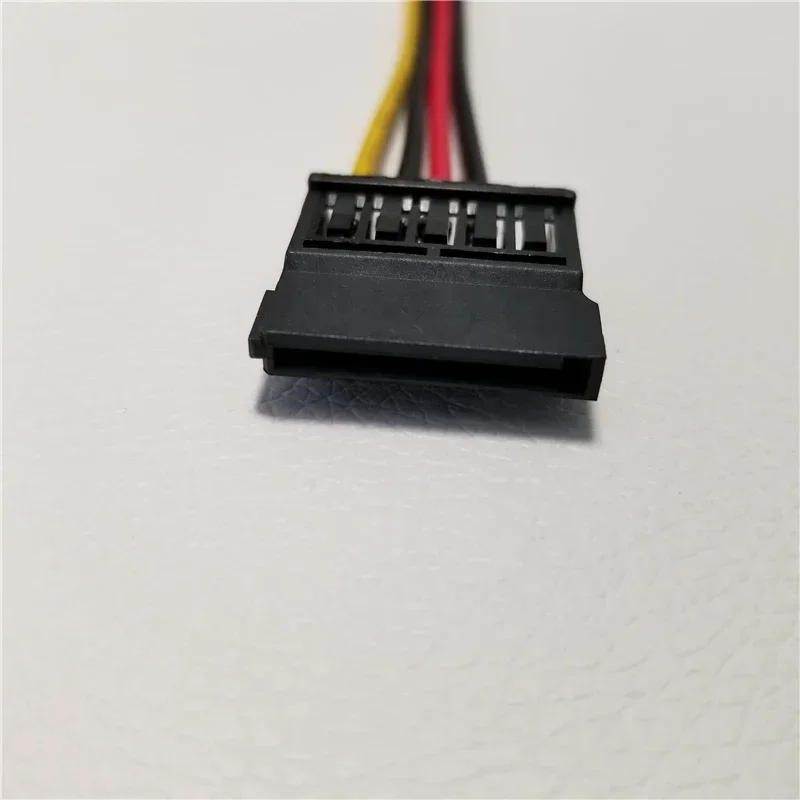 4Pin FDD Floppy Male to 15P SATA Female Adapter Converter Hard Drive Power Cable 20cm 50cm