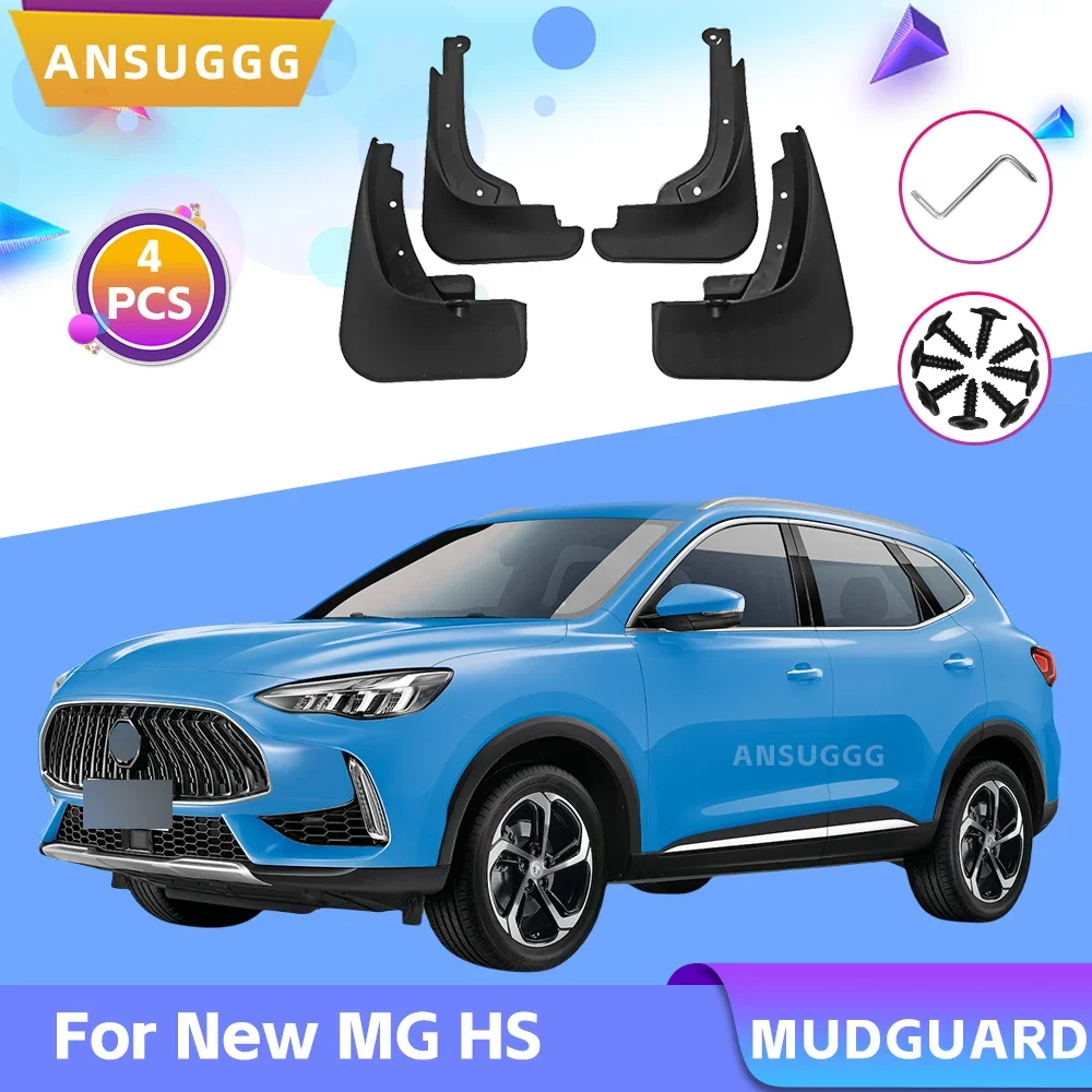 

Mudguard For New MG HS 2023 2024 Mud Flaps Splash Guards MudFlap Car Accessories Front Rear Wheels Fender 4Pcs