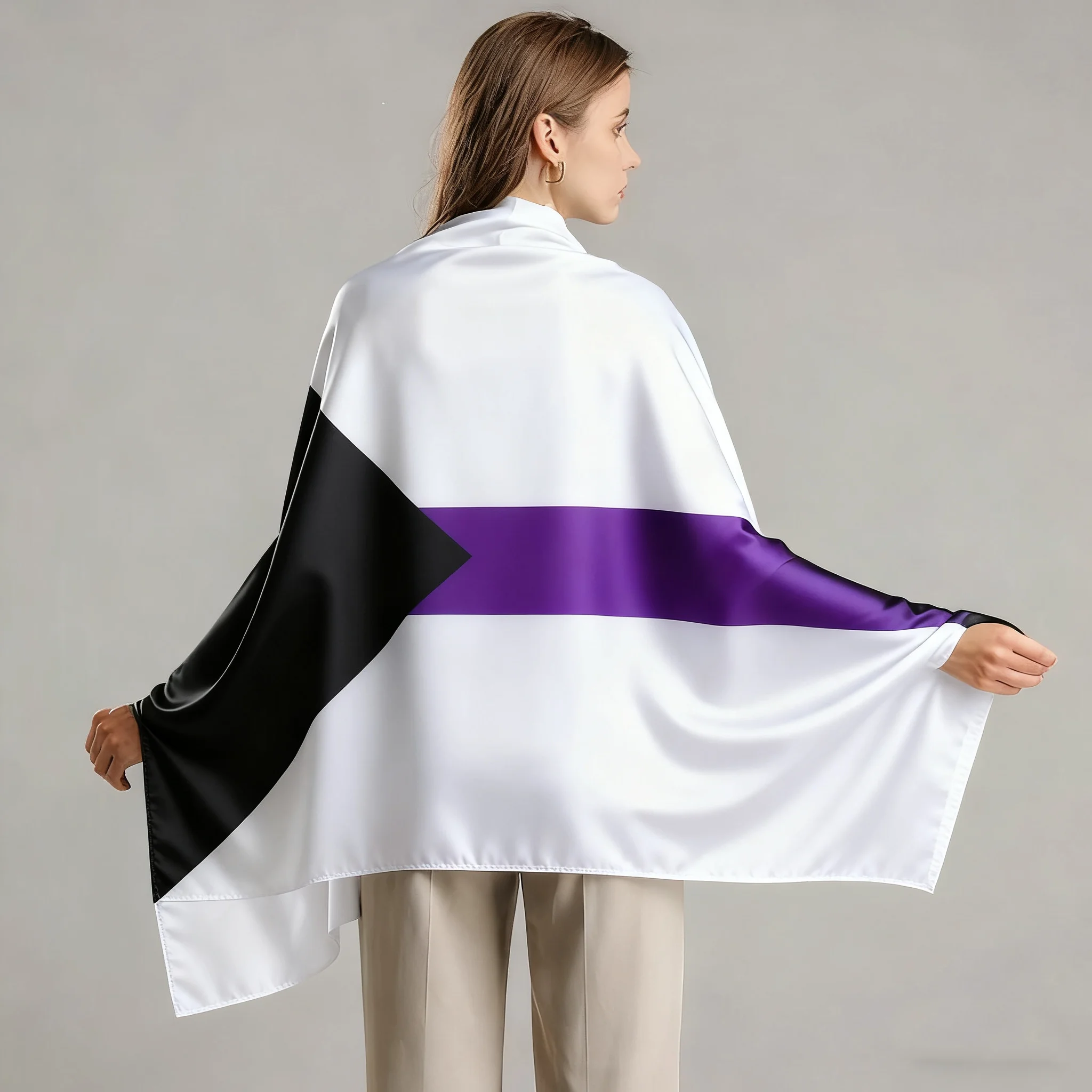 FLAGap hanging 90*150cm LGBTQIA Ace Community Demi Asexuality asexual pride demisexual Flag For Decoration