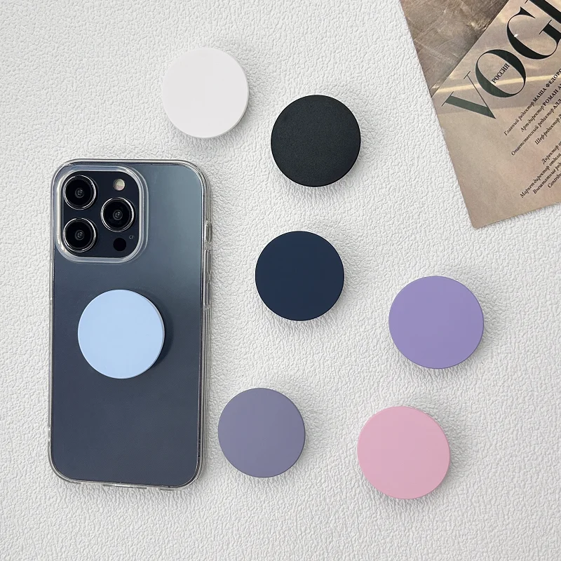 

Sticky CellPhone Grip Stand Holder For iPhone Sumsung smartphone Foldable Finger Ring Grip Stand Holder Socket Pocket GripTok
