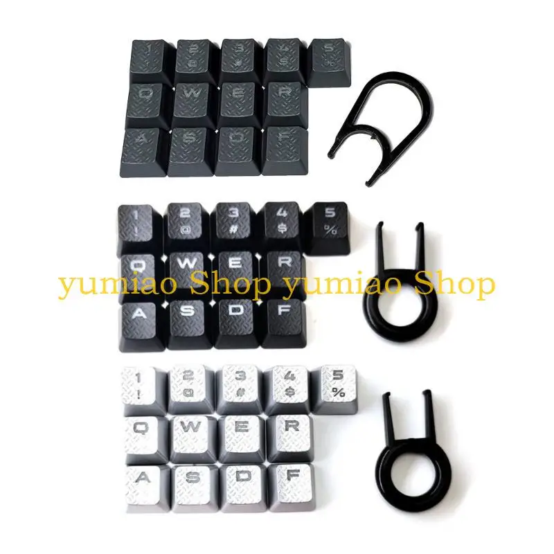 587B Textured Slip Proof Keycaps Offering Exceptional Durability and Light Enhancement for K70 K95 Keyboards