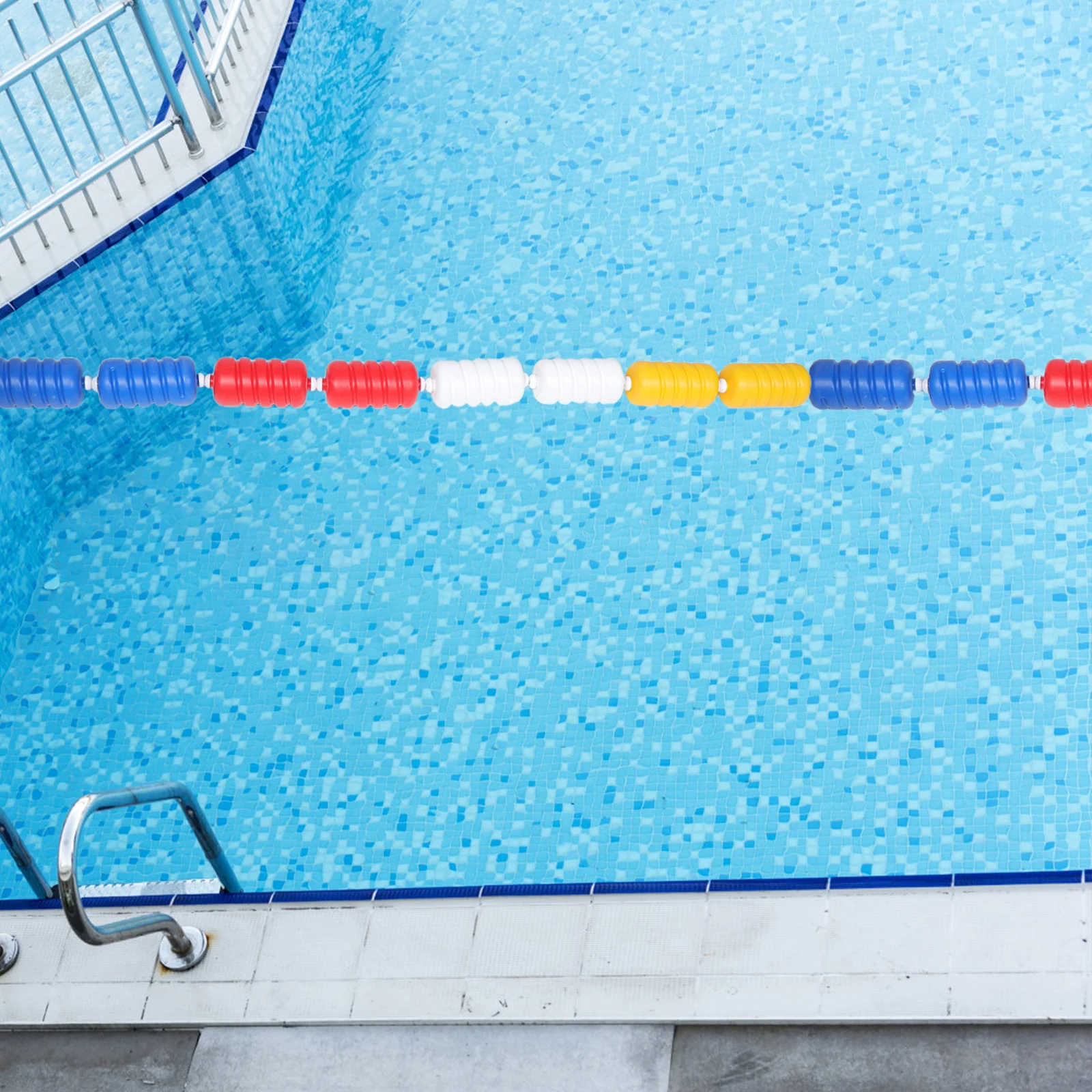 

1 String Swimming Pool Buoy Line Durable Plastic Floating Divider Practical Pool Marker for Swimming Area and Water Zone