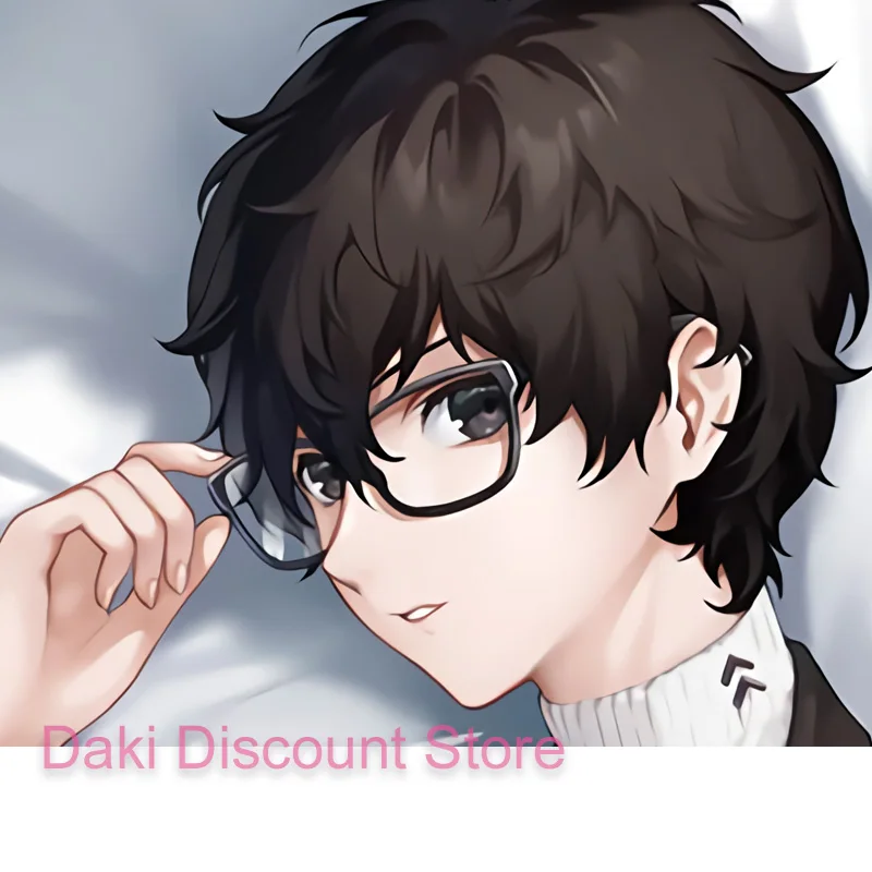 Dakimakura Anime Boy Joker Ren Amamiya Double-sided Print 2WAY Life-size Pillowcase Gift Body Pillow Cover