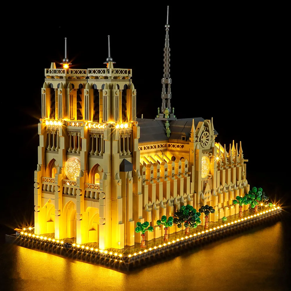 Notre-dame De Paris Kit modello architettonico 21061 Set di blocchi da collezione per adulti Idea regalo per gli amanti della storia