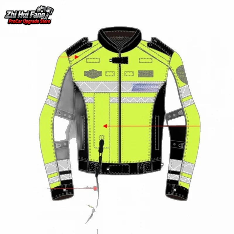 

Smart Sensor Quick Inflatable Airbag Cycling Suit | Anti-fall Head Joint Safety Gear