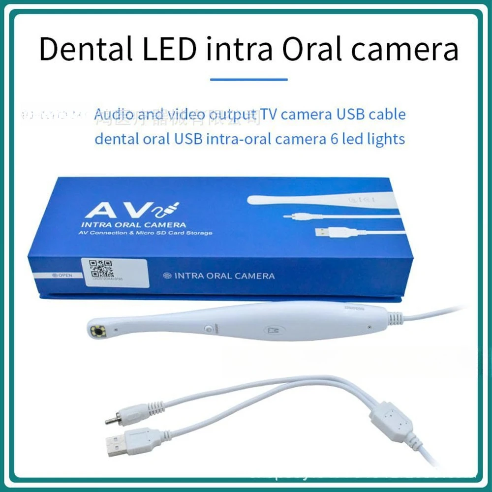 Wireless Oral Endoscope, 2 Million Pixel, 6 LED Lamps, Portable Dental Camera, Mouth Viewer, Teeth Inspection Tool