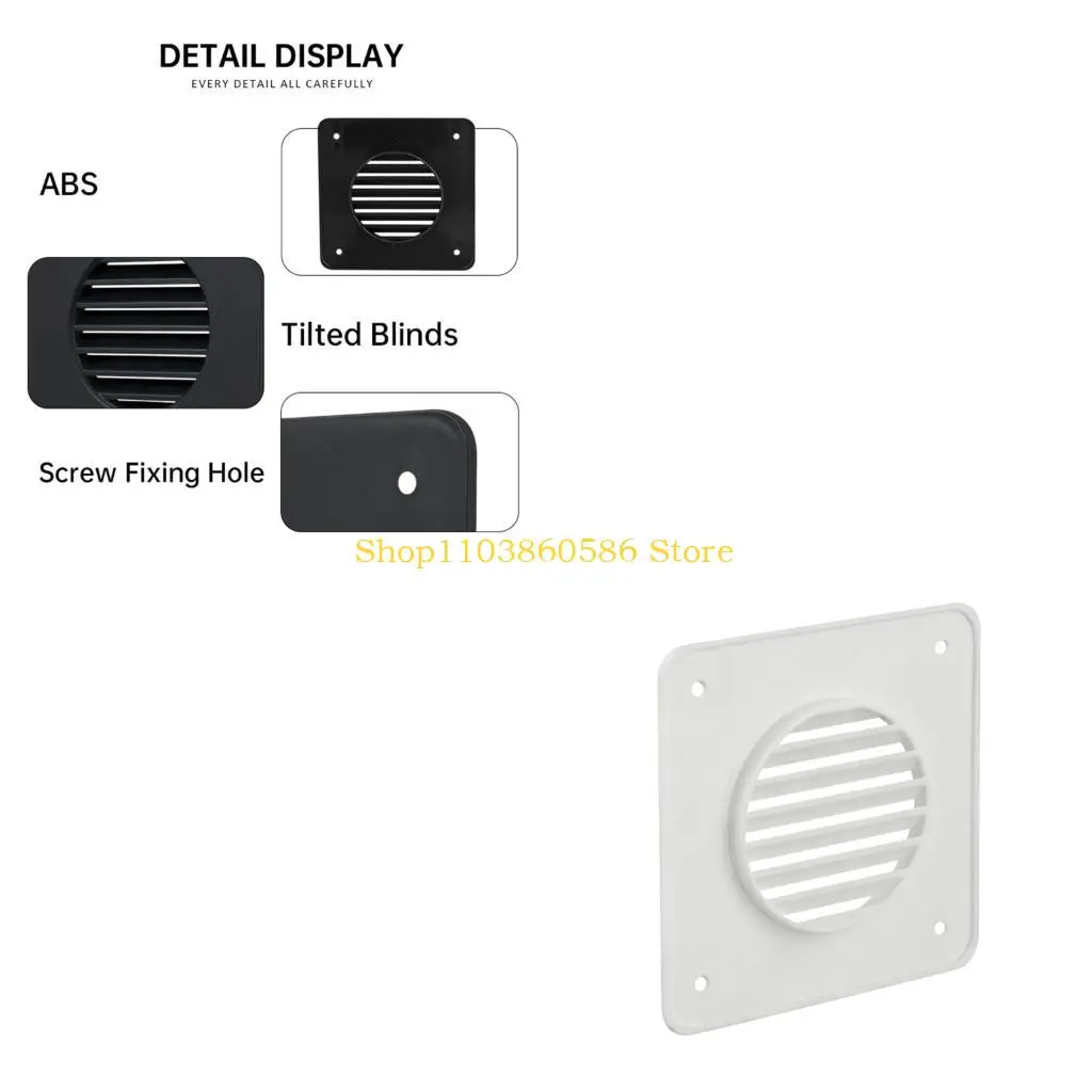 242A ABS RVs Battery Box Ventilation Grille Vent Cover With Efficient Airflows Design