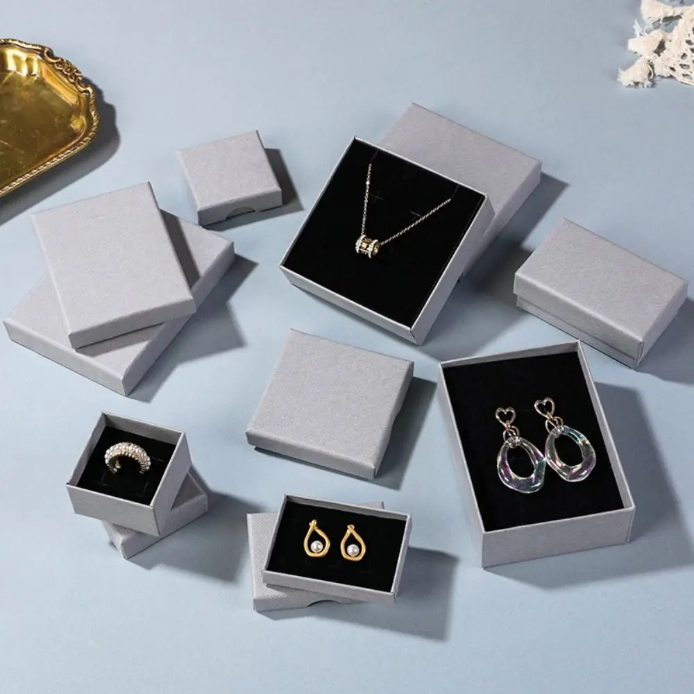 High Quality Paper Jewelry Box Wear-resisting Fall Prevention Watch Case Mini Durable Ring Box