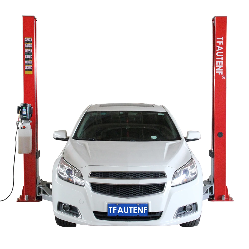 Factory in stock CE cheap hydraulic manual unlock vehicle elevator car hoist 4 tons lifting 2 post car lift