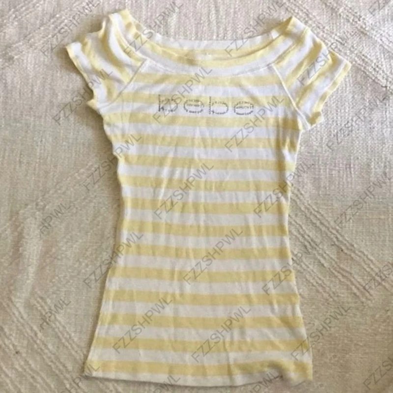 Camiseta sin mangas Vintage con estampado de letras para verano, top corto con personalidad, ropa informal ajustada sin mangas, camiseta Punk Y2K para bebé de manga corta