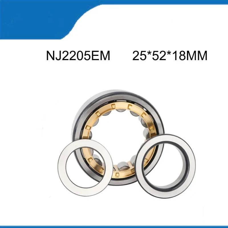 

Высококачественные коррозионные подшипники NJ2205EM, 1/2 шт., 25*52*18 мм, цилиндрические роликовые подшипники, Однорядный латунный корпус для мотоциклов