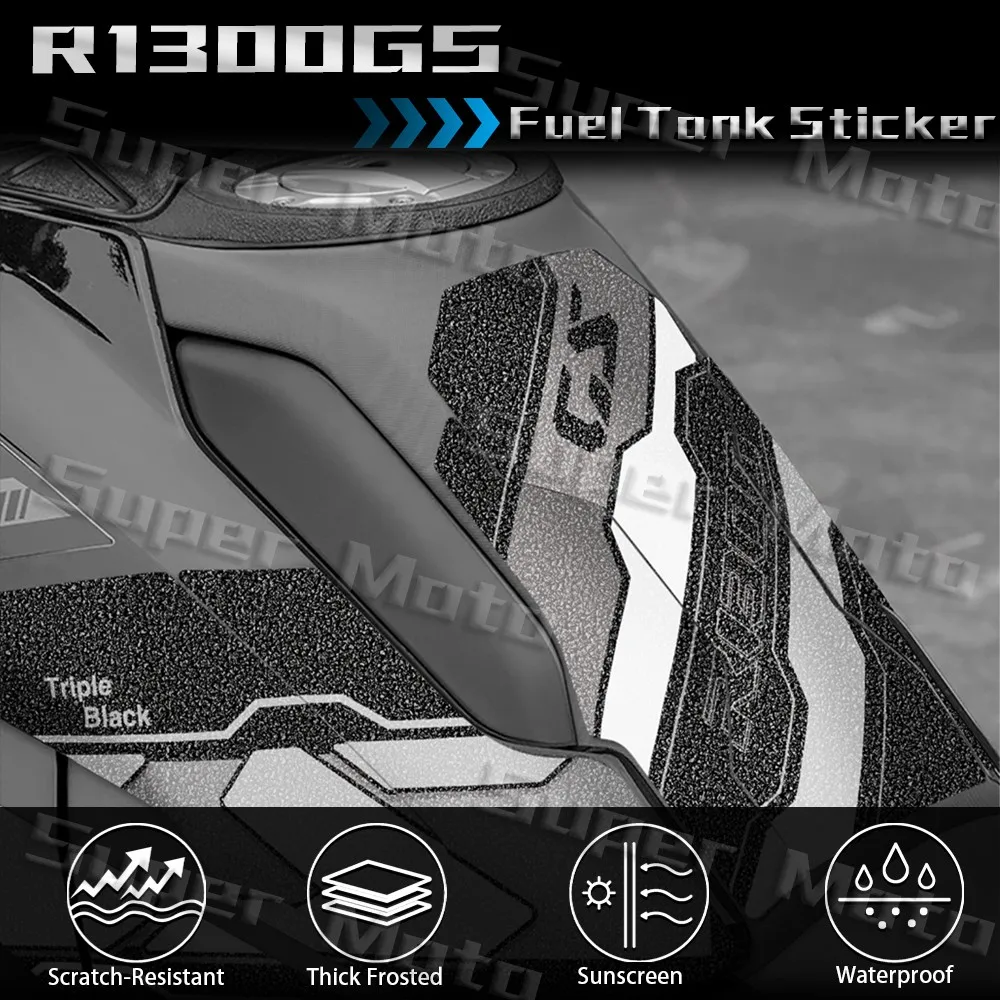 

Motorcycle Accessories Thick Frosted Fuel Tank Kit Sticker Protector Pad Decals Waterproof For R1300GS ADV r 1300 gs r1300gs