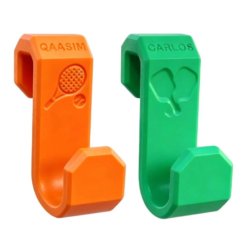 Heavy Duties Colorful Fence Hook Tennis Pickleballs Chain Fence Hook Design For Safe Equipment Hanging In 2 Color Option 24BD